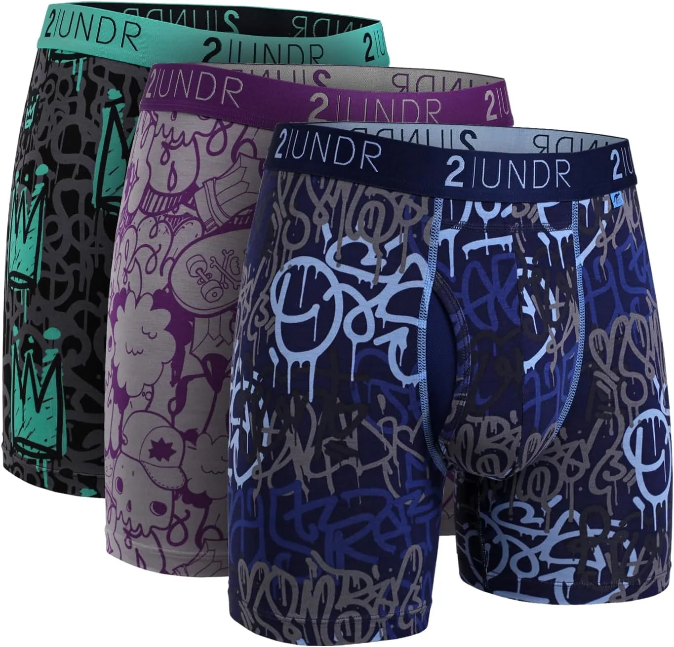 2UNDR Swing Shift Boxer Brief 3 Pack