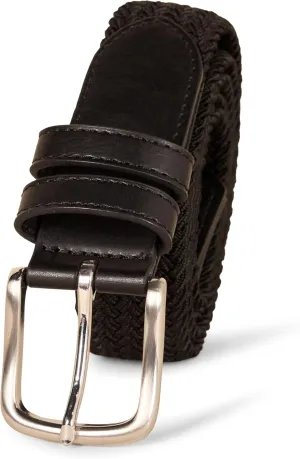 Amazon Essentials Men's Stretch Woven Braid Belt