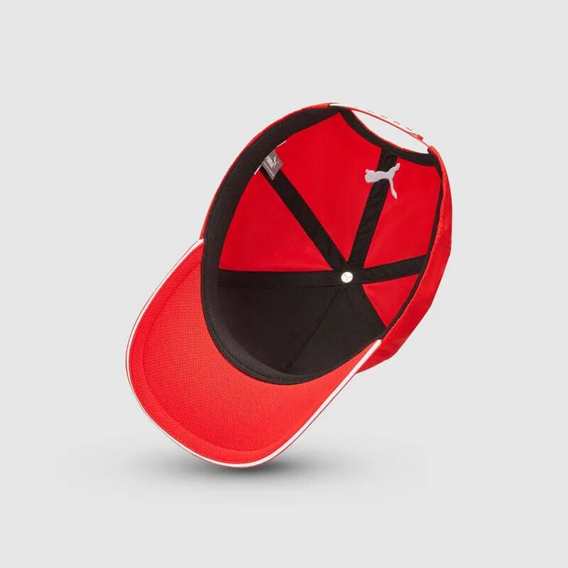 Formula 1 Tech Collection F1 Puma Large Logo Baseball Hat- Black/White/Red