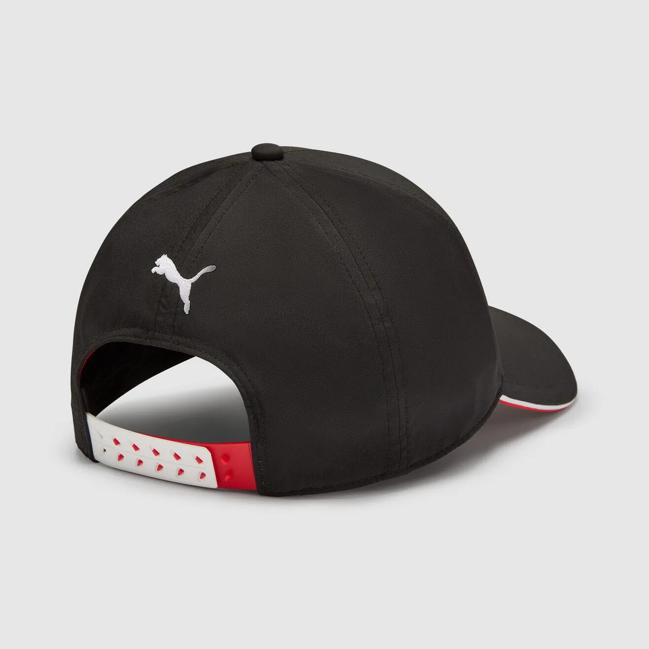 Formula 1 Tech Collection F1 Puma Large Logo Baseball Hat- Black/White/Red