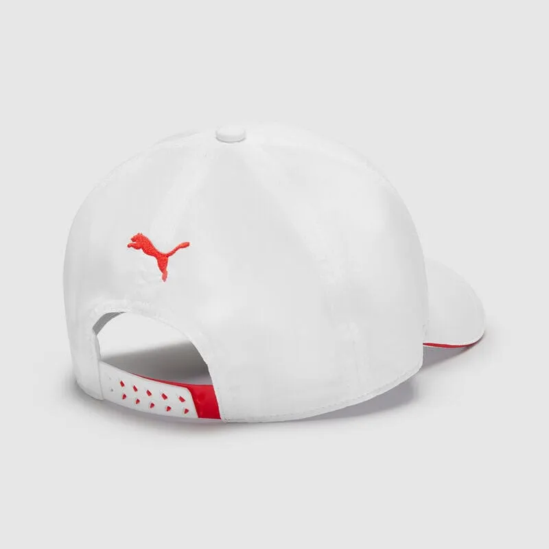 Formula 1 Tech Collection F1 Puma Large Logo Baseball Hat- Black/White/Red