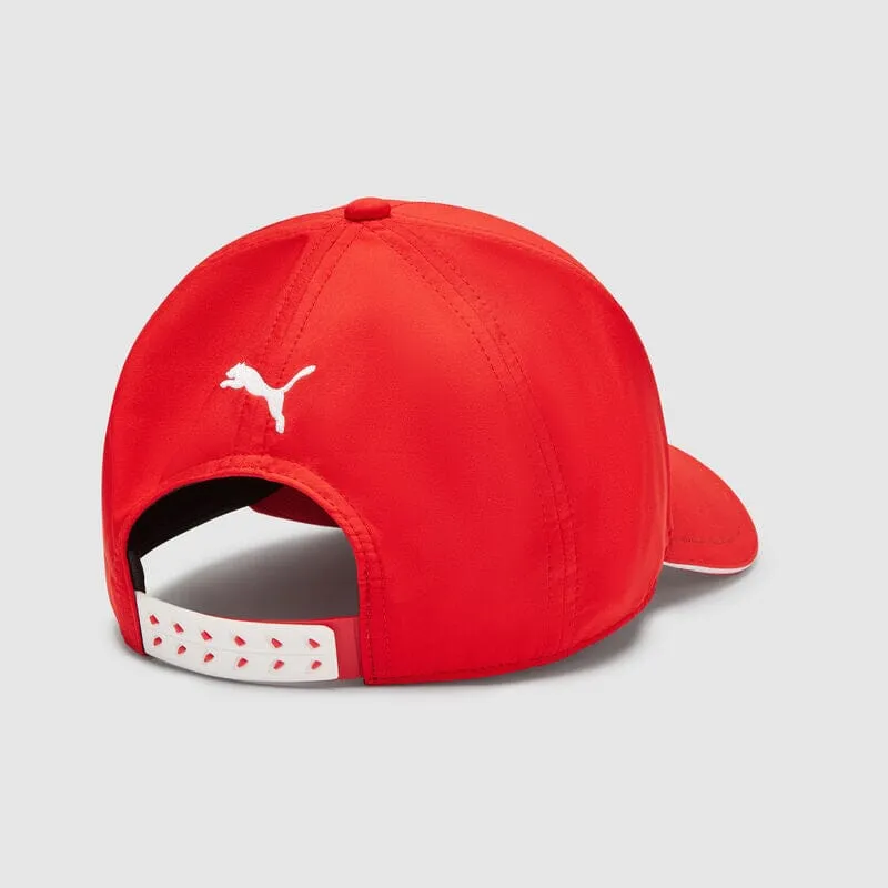 Formula 1 Tech Collection F1 Puma Large Logo Baseball Hat- Black/White/Red