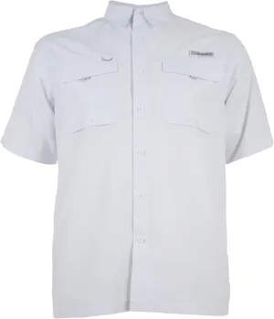 HABIT Men??s Fourche Mountain Short Sleeve River Guide Fishing Shirt - UPF 40  UV Protection