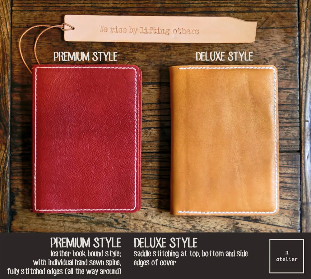 R.atelier Hobonichi Weeks Mega Leather Folio | Light Blonde