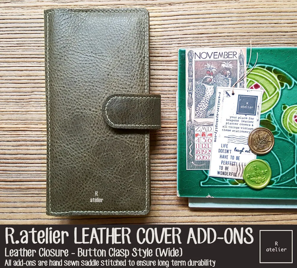 R.atelier Hobonichi Weeks Mega Leather Folio | Light Blonde
