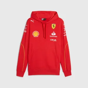 Scuderia Ferrari F1 2024 Team Hoodie - Red