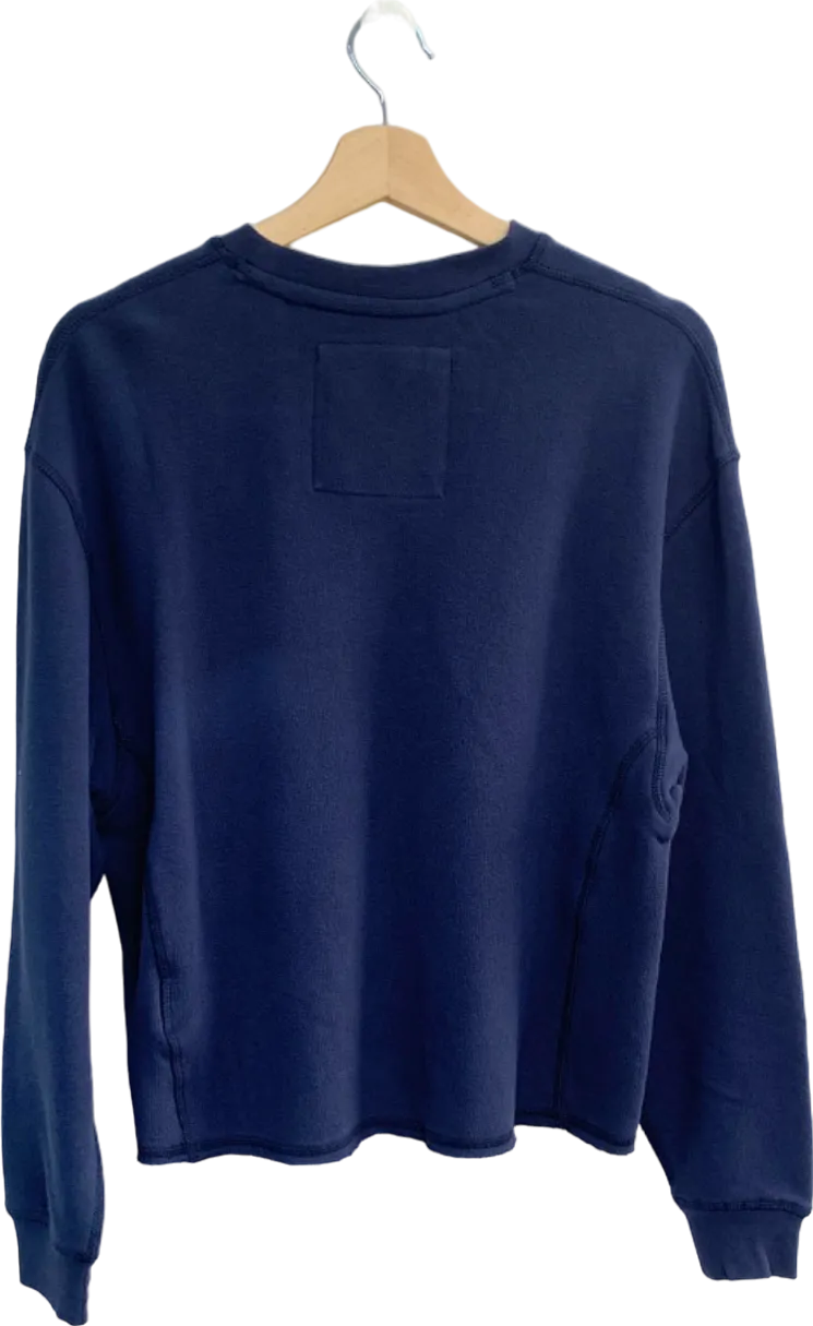 Superdry Navy Beach Club Athletics Sweatshirt UK XS