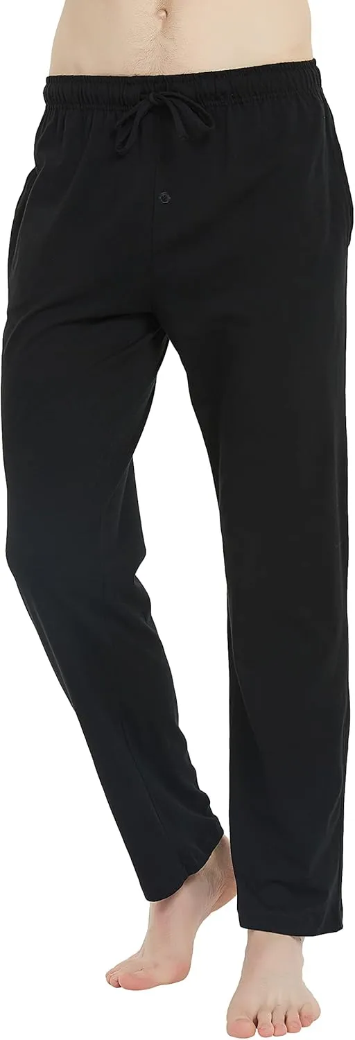 U2SKIIN 2 Pack Mens Pajama Pants Soft, Lightweight Lounge Pant with Pockets Sleep Pj Bottoms for Men