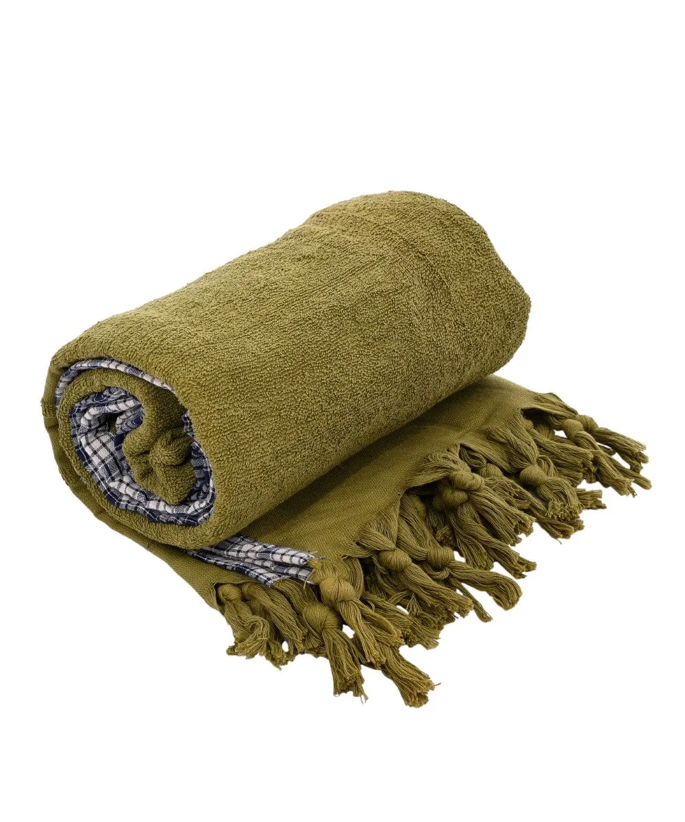 Weaved Beach Towel With Border