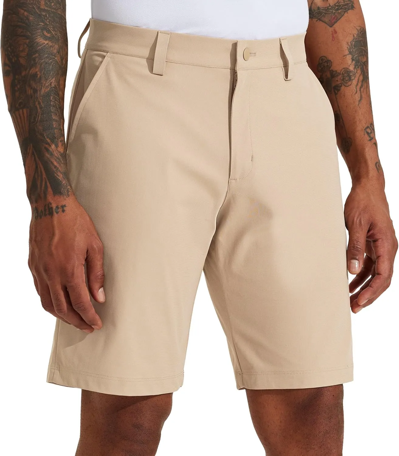 Willit Men's Golf Shorts Stretch Work Dress Shorts Quick Dry Hiking Athletic Casual Shorts with Pockets 10"