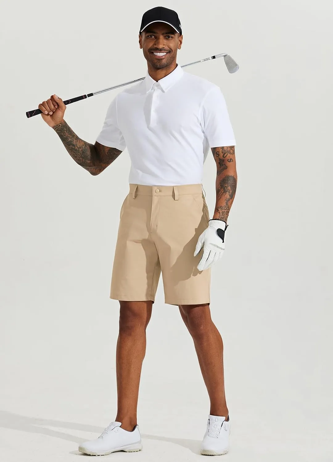 Willit Men's Golf Shorts Stretch Work Dress Shorts Quick Dry Hiking Athletic Casual Shorts with Pockets 10"
